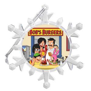 Bob's Burgers tv show Snowflake Blinks Lit Holiday Christmas Tree Ornament